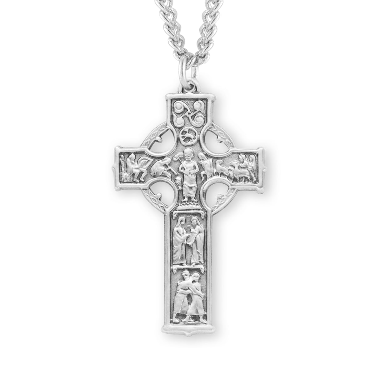 Sterling Silver Irish Celtic cross