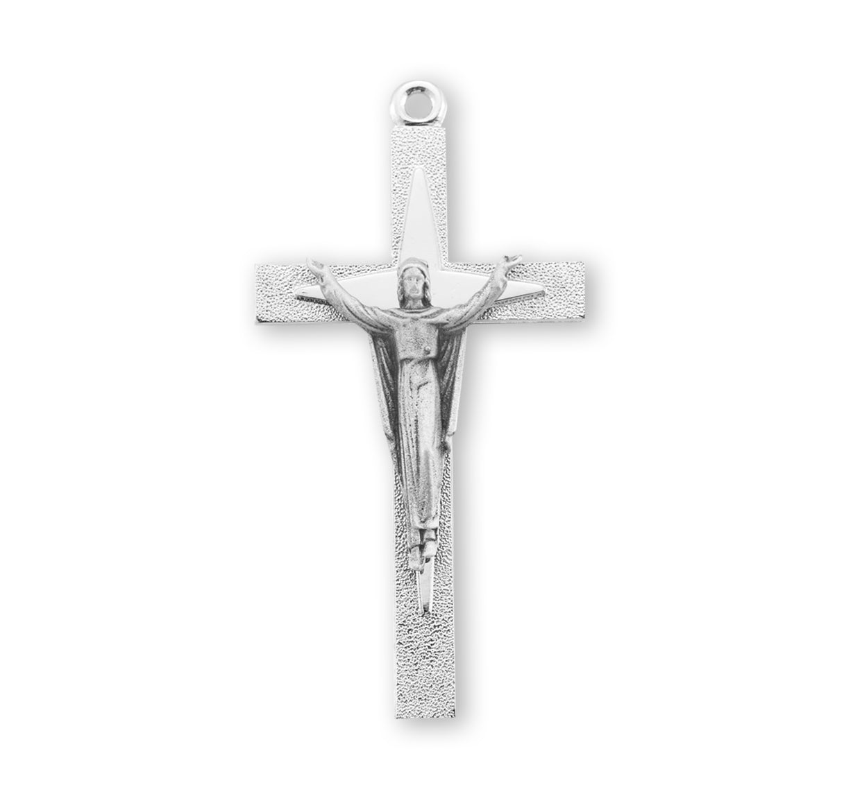 Risen Christ Sterling Silver Crucifix