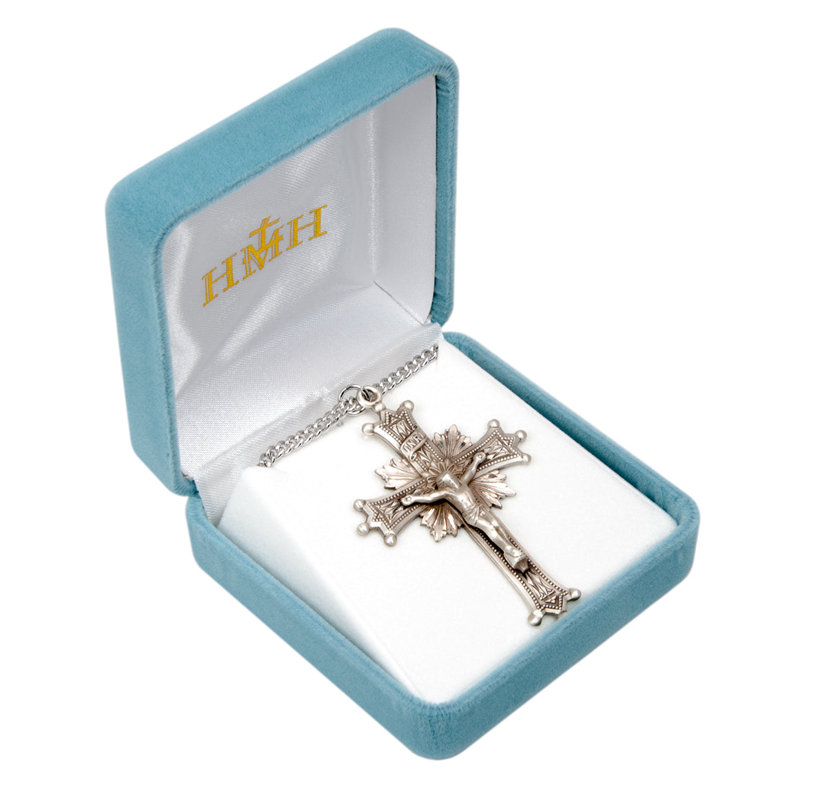 Sterling Silver High Polished Basic Crucifix