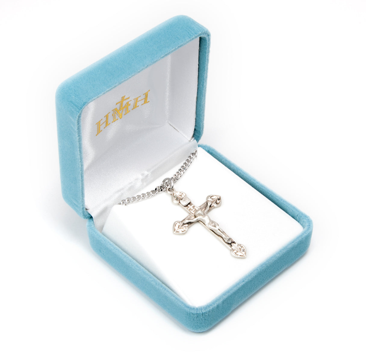 Flare tipped Sterling Silver Crucifix