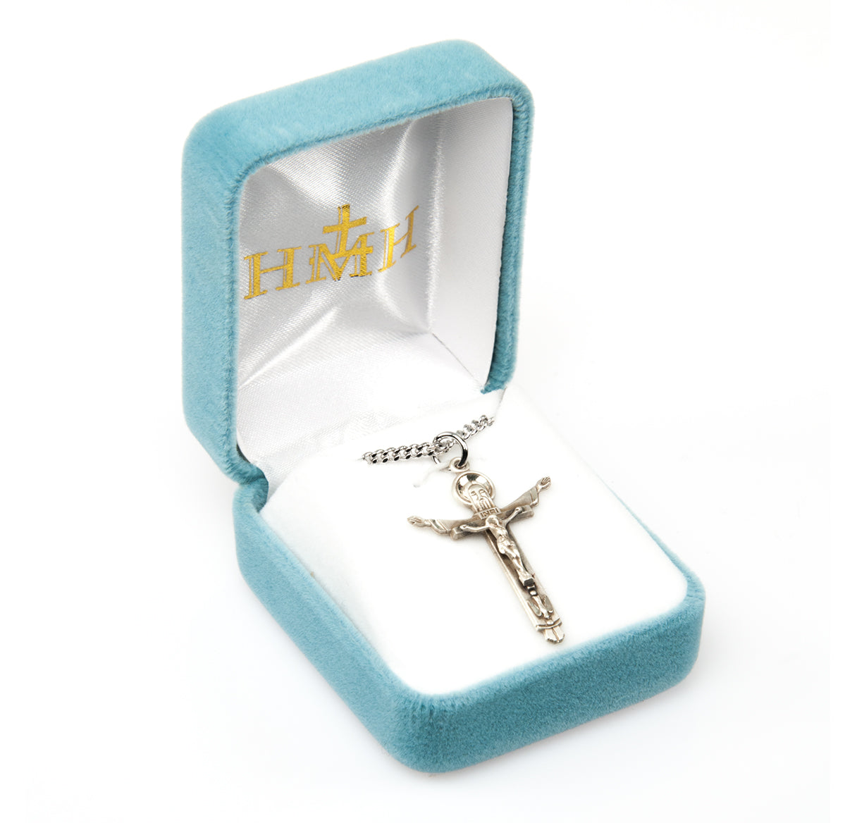 Sterling Silver Holy Trinity Crucifix