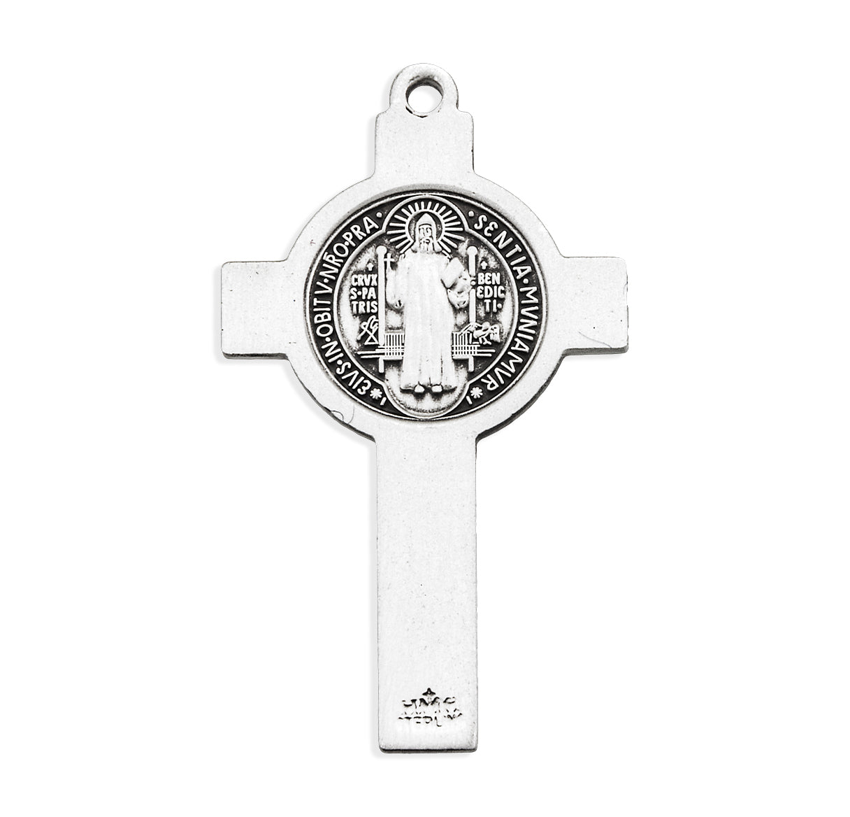 Saint Benedict Jubilee Sterling Silver Medal/Crucifix