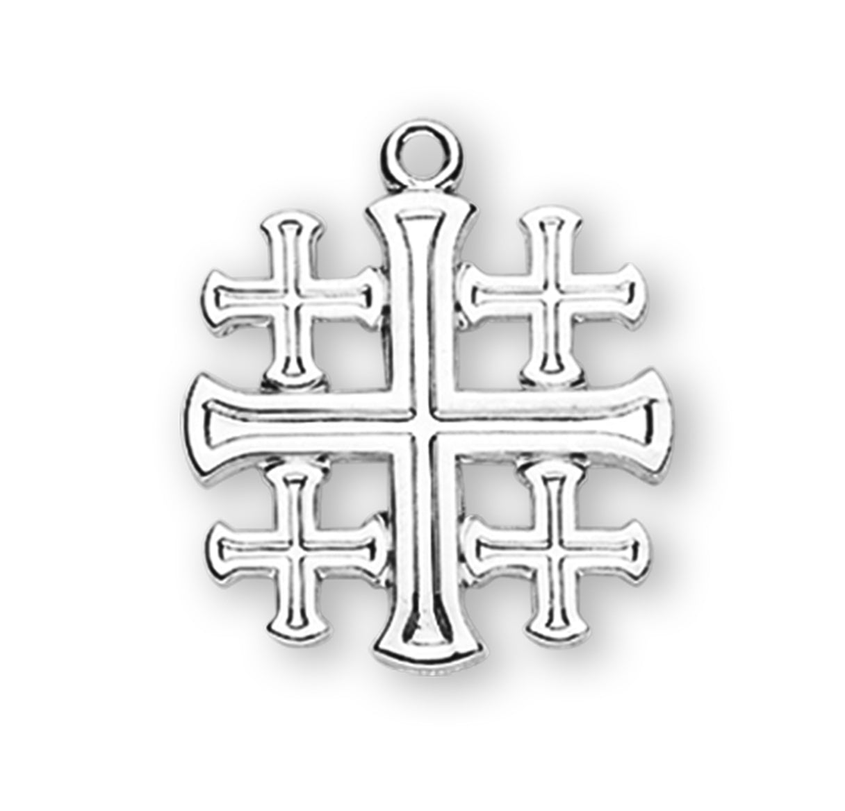 Sterling Silver Jerusalem Cross