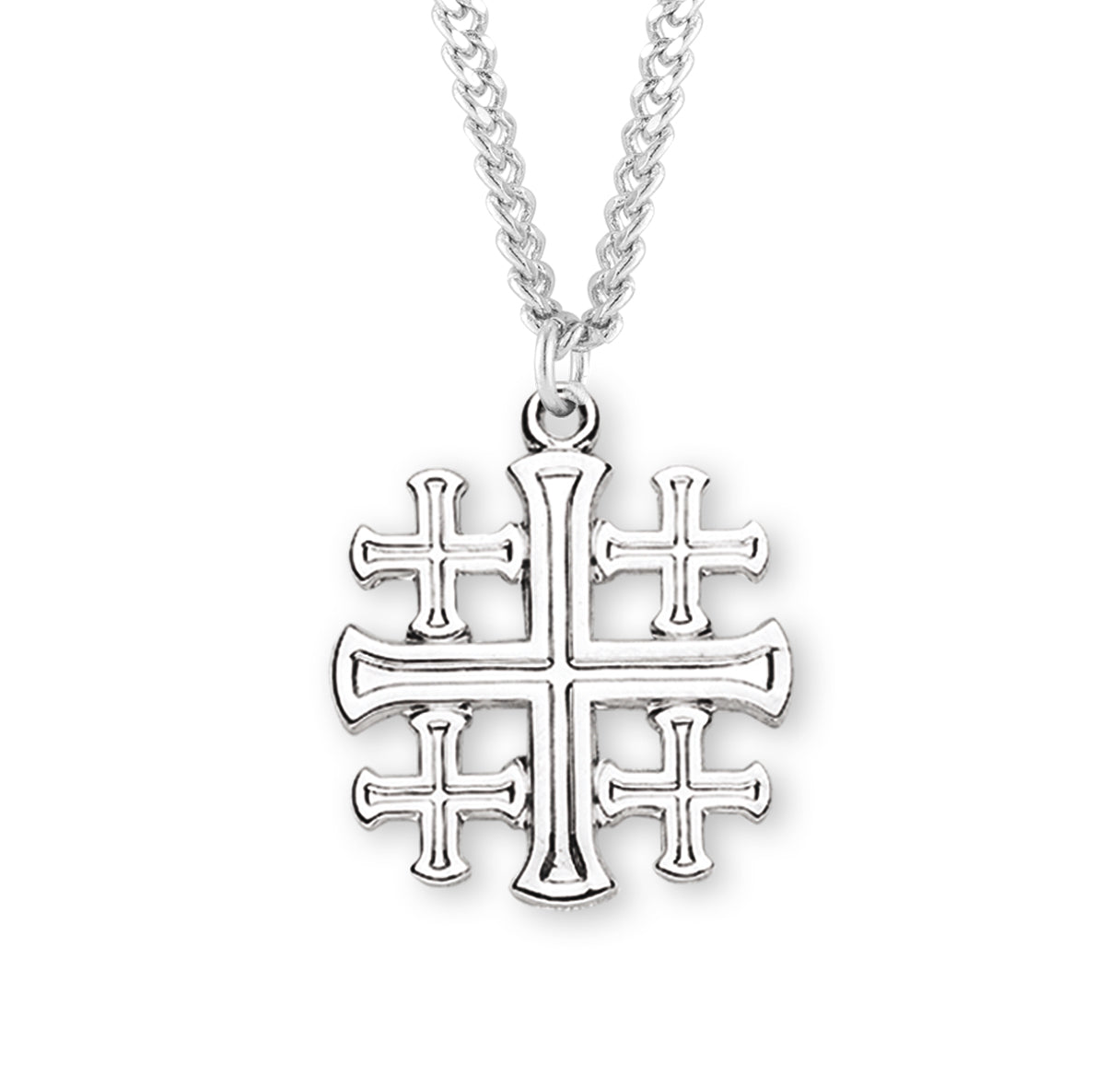 Sterling Silver Jerusalem Cross