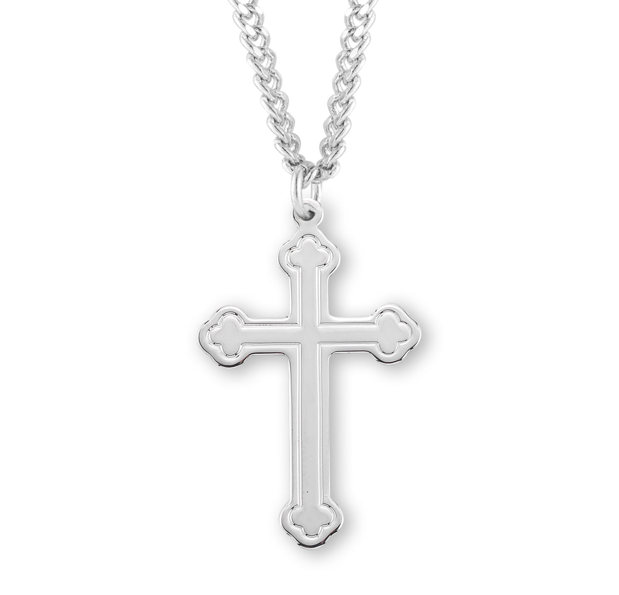 Sterling Silver Fancy Cross