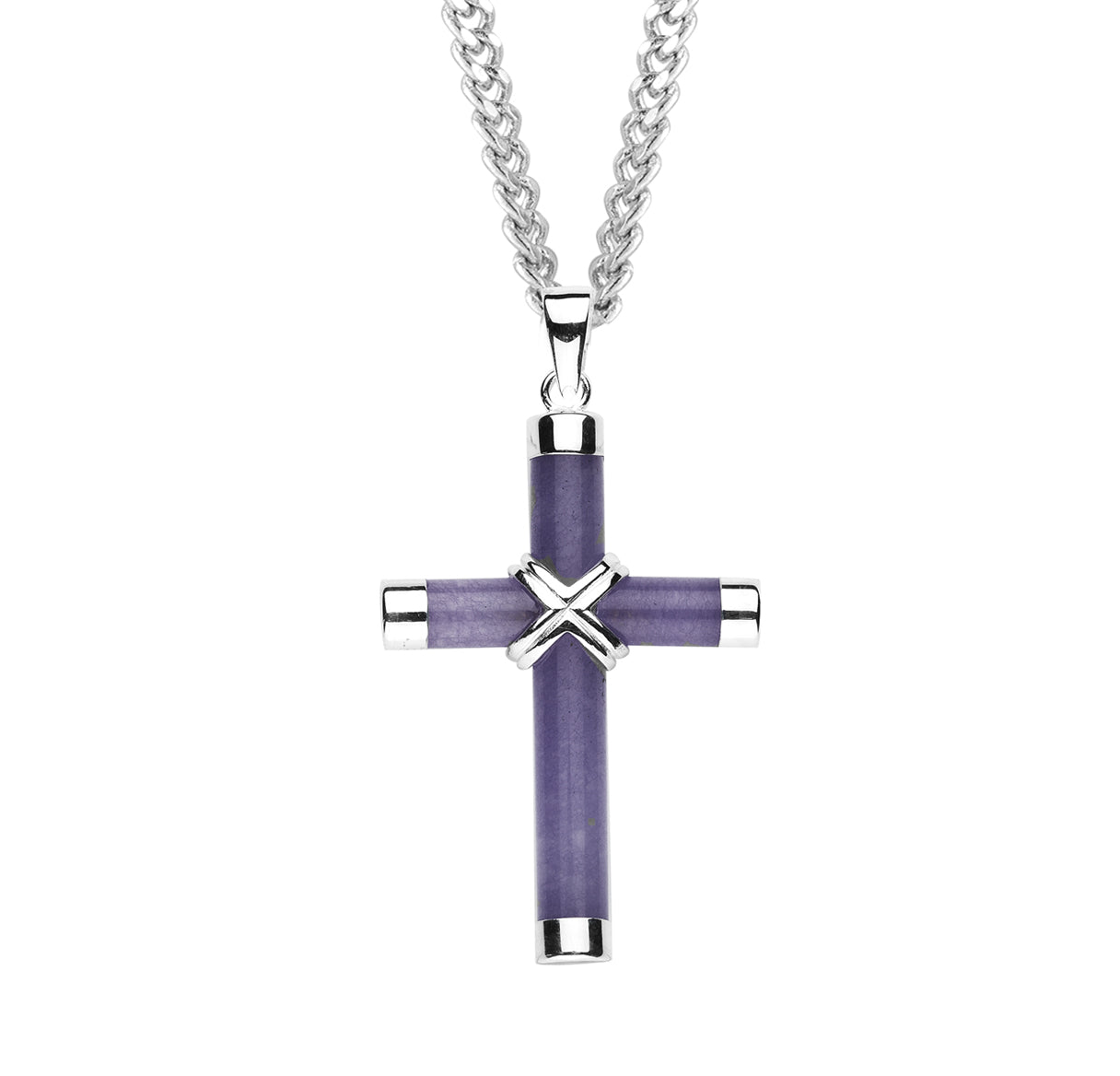 Genuine Amethyst Cross