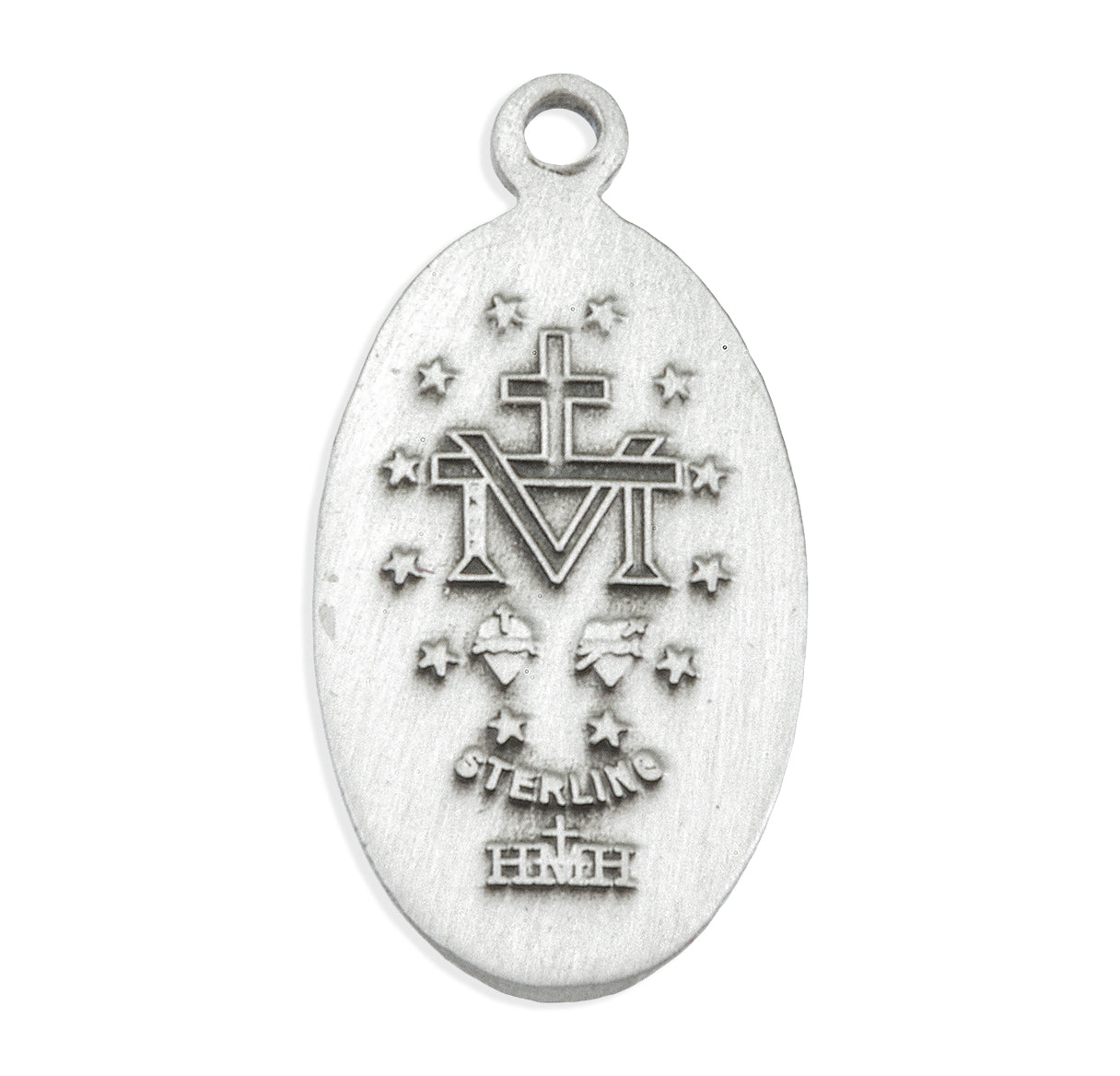 Sterling Silver Oval Miraculous Medal