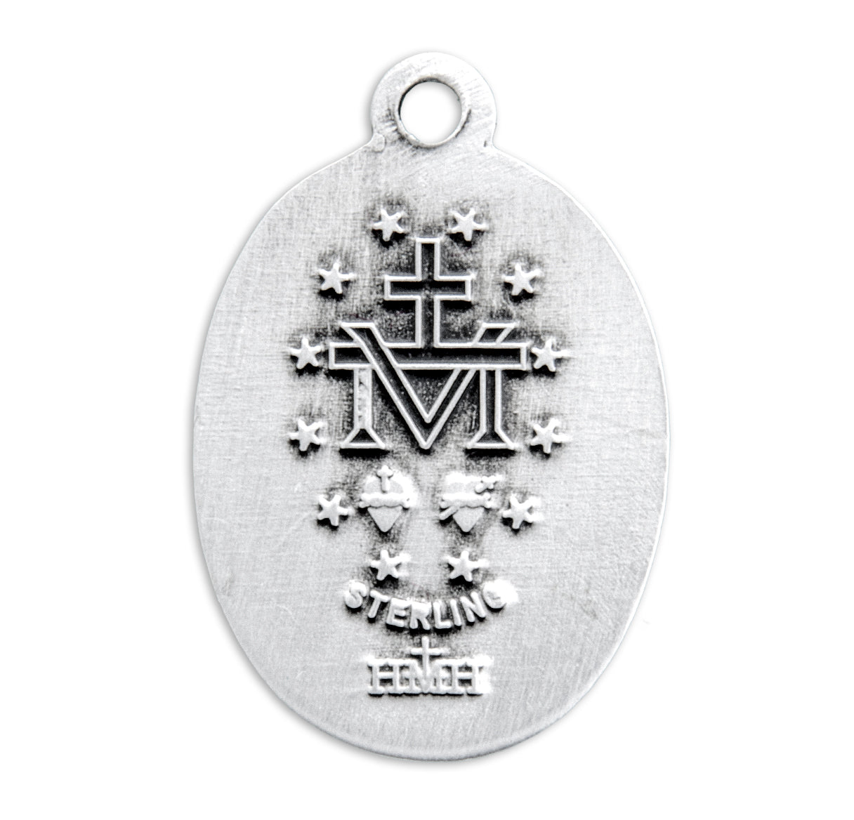 Sterling Silver Oval Miraculous Medal