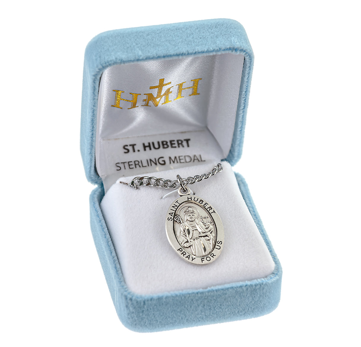 Patron Saint Ignatius of Loyola Oval Sterling Silver Medal