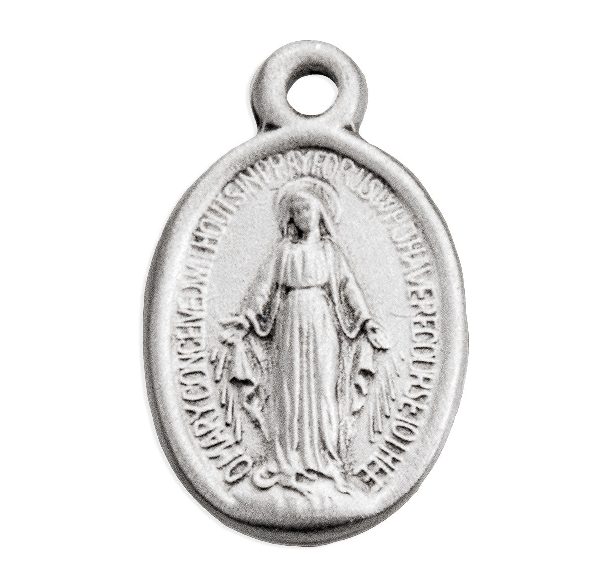 Sterling Silver Oval Miraculous Medal