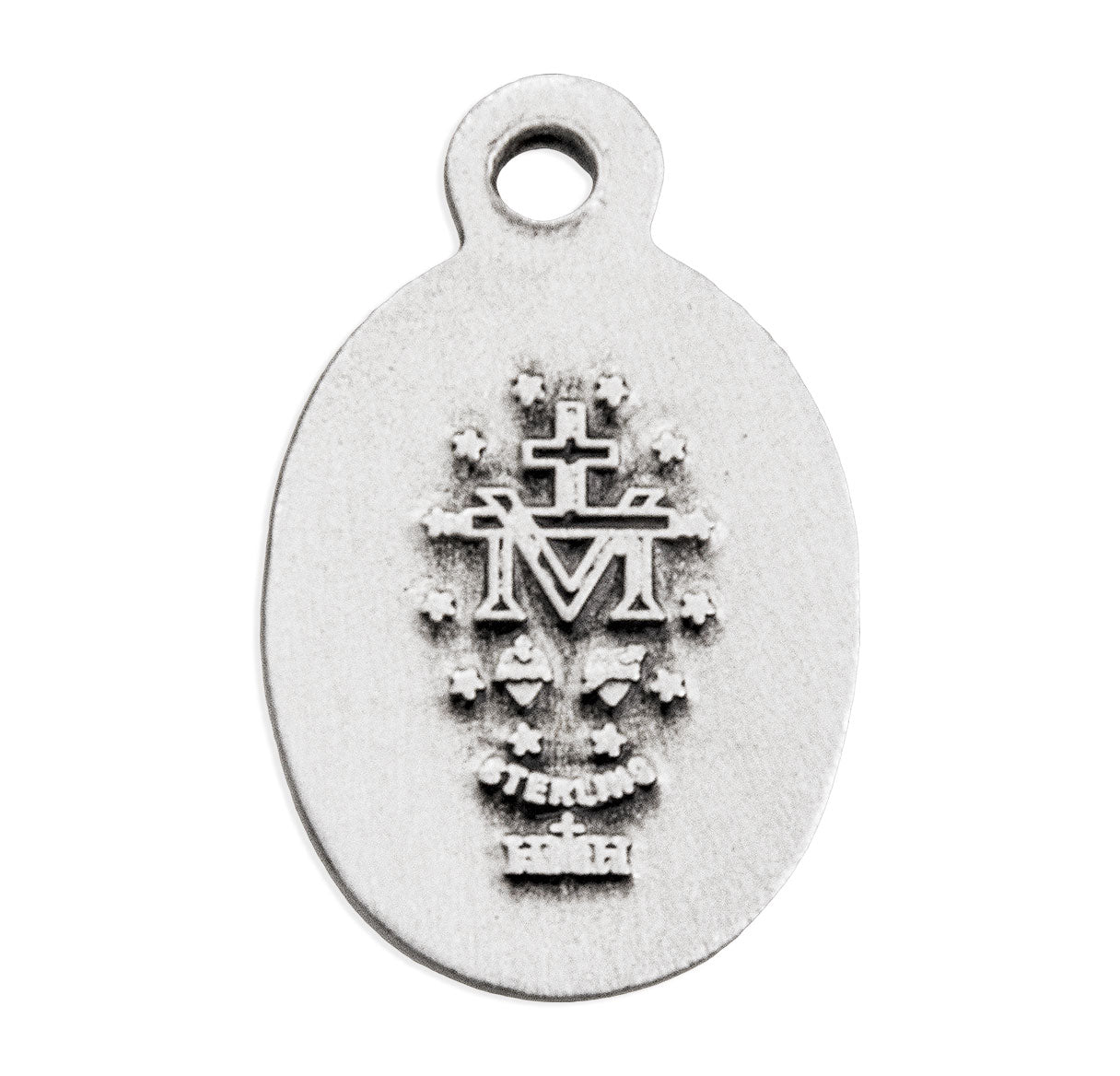 Sterling Silver Oval Miraculous Medal