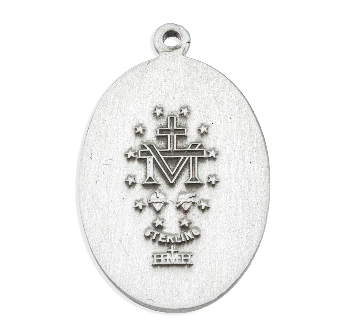 Sterling Silver Oval Miraculous Medal