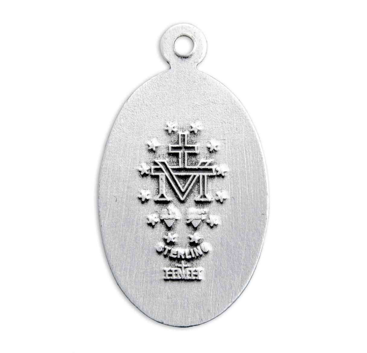 Sterling Silver Oval Miraculous Medal