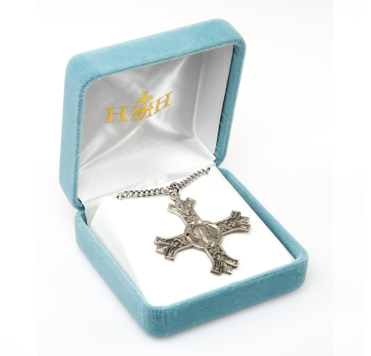 Sterling Silver Madonna Cross