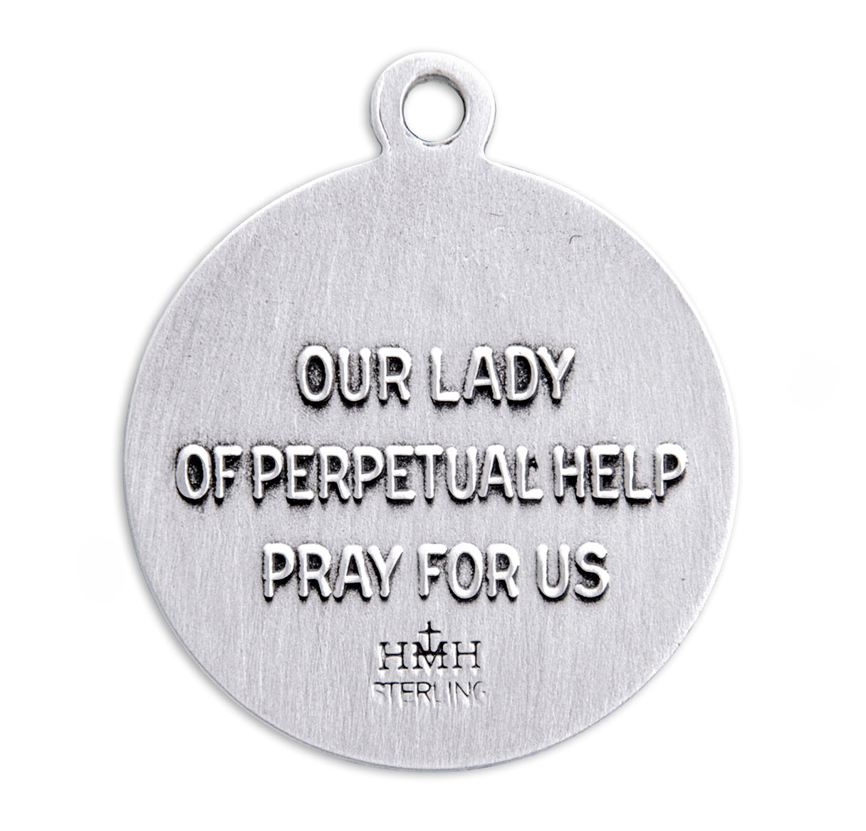 Our Lady of Perpetual Help Round Sterling Silver Medal