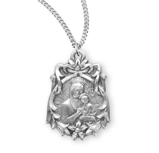 Our Lady of Perpetual Help Sterling Silver Medal