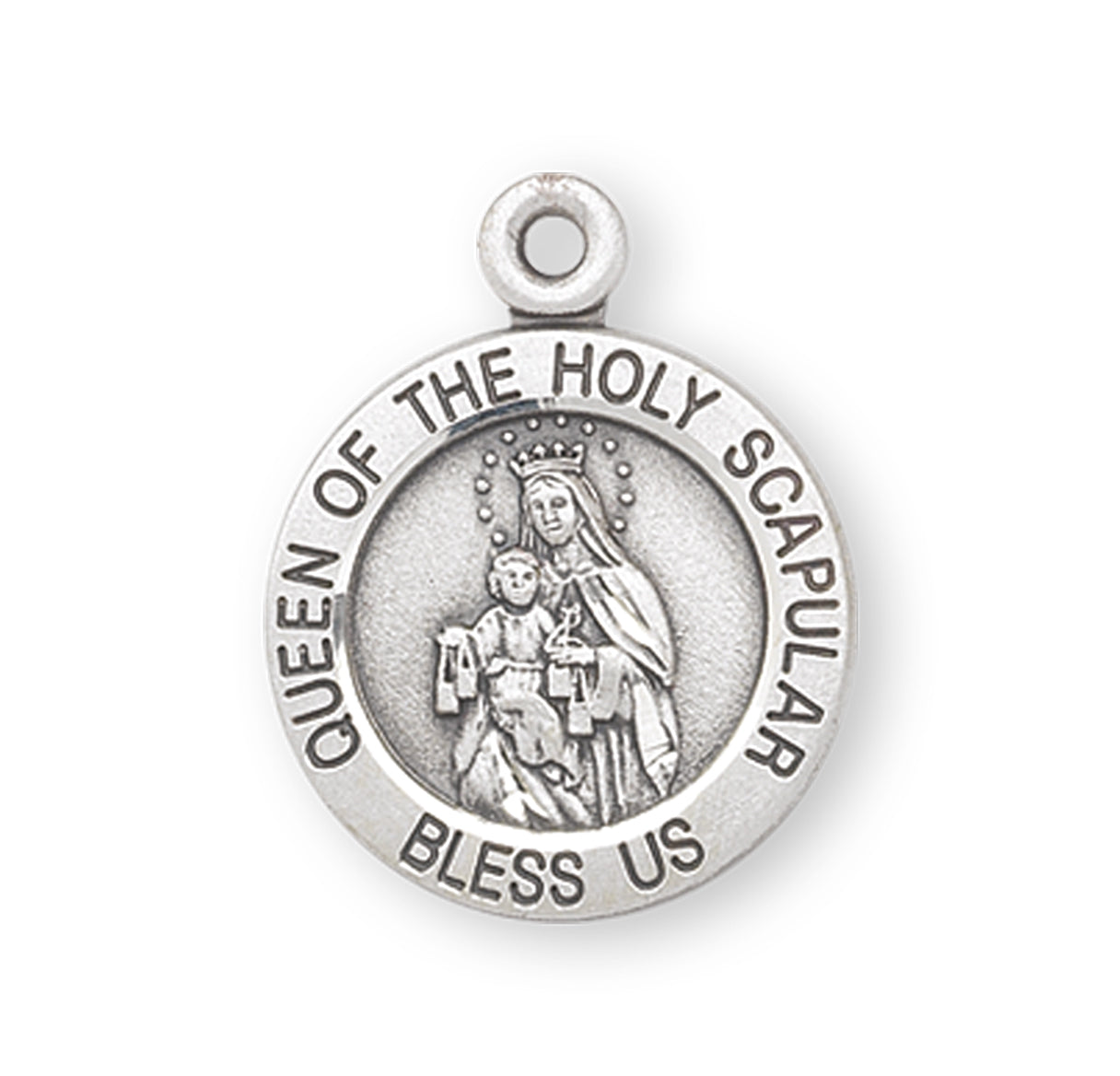 Sterling Silver Holy Scapular Medal