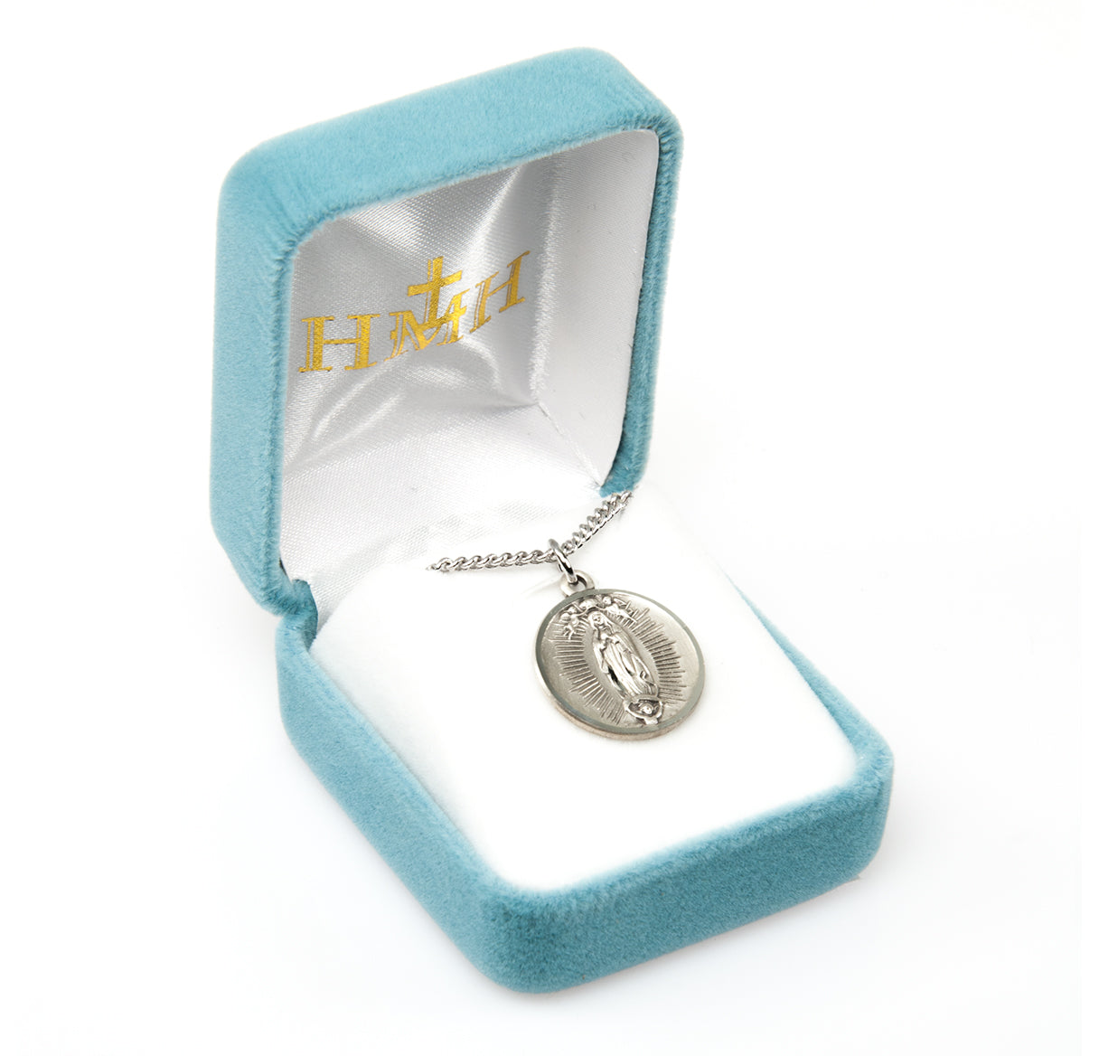 Our Lady of Guadalupe Round Sterling Silver Medal