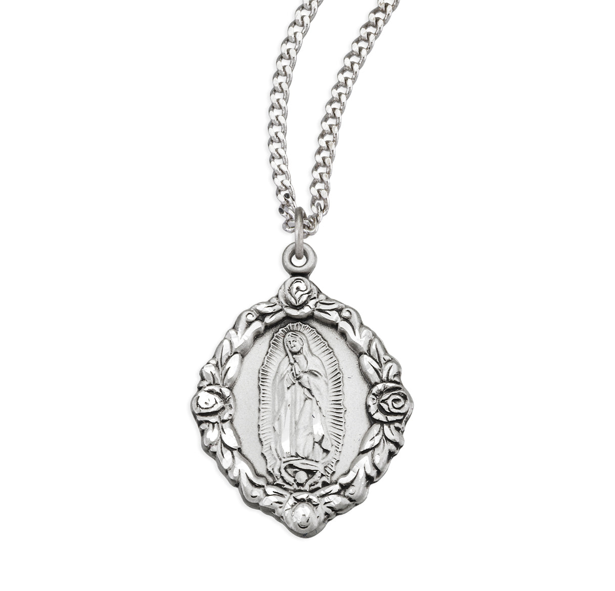 Our Lady of Guadalupe Sterling Silver Medal