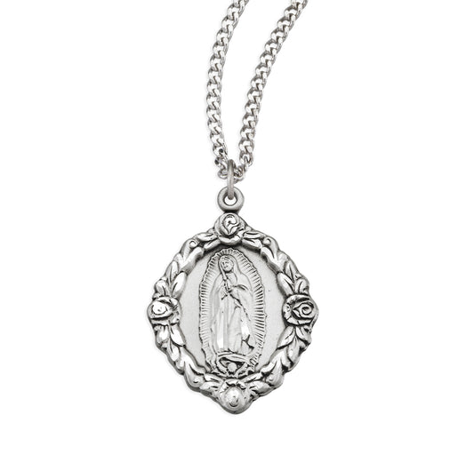 Our Lady of Guadalupe Sterling Silver Medal