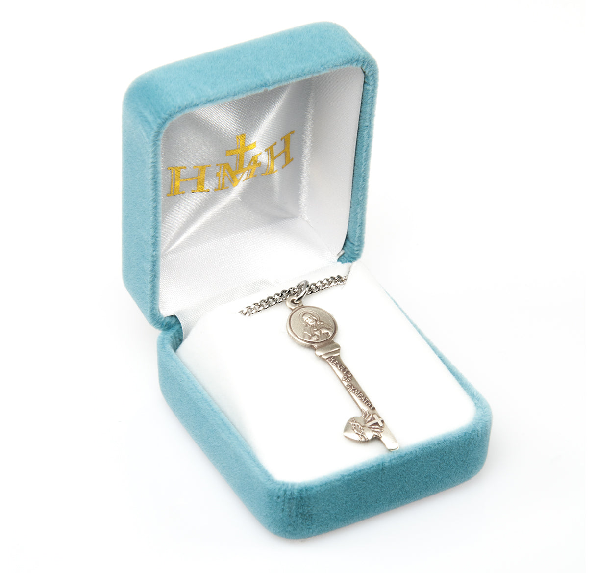 Hearts of Sympathy Sterling Silver Key