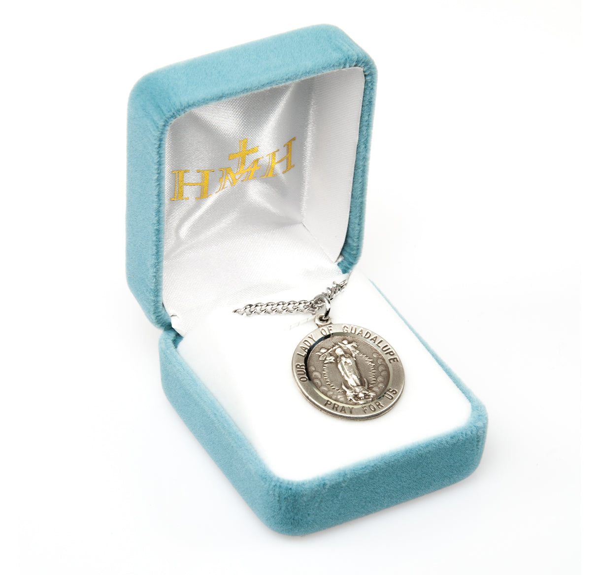 Our Lady of Guadalupe Round Sterling Silver Medal