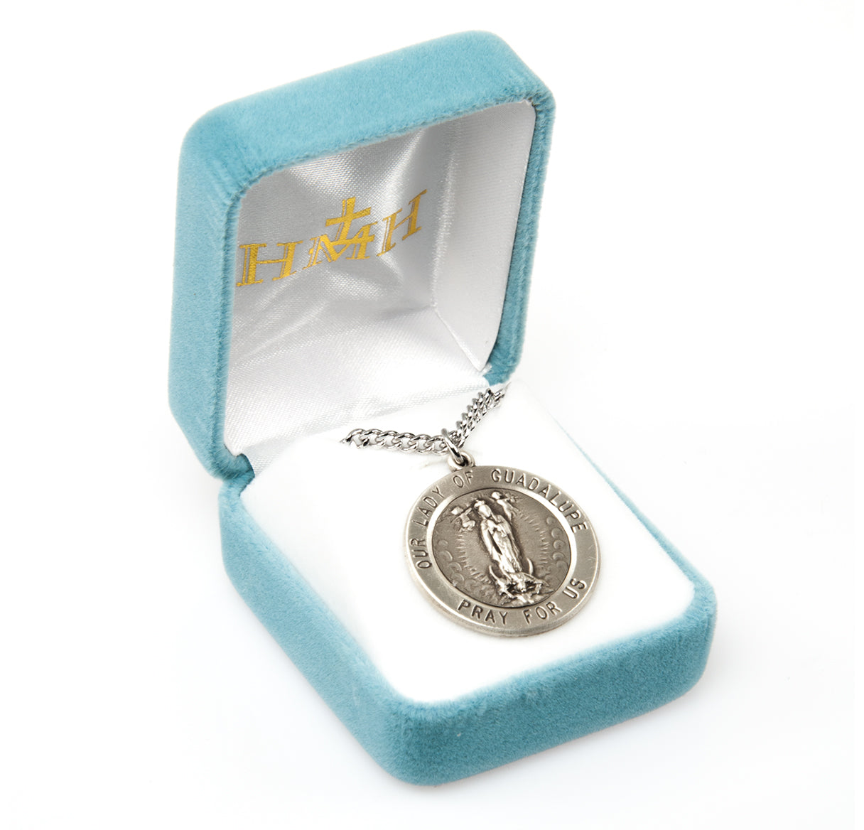 Our Lady of Guadalupe Round Sterling Silver Medal