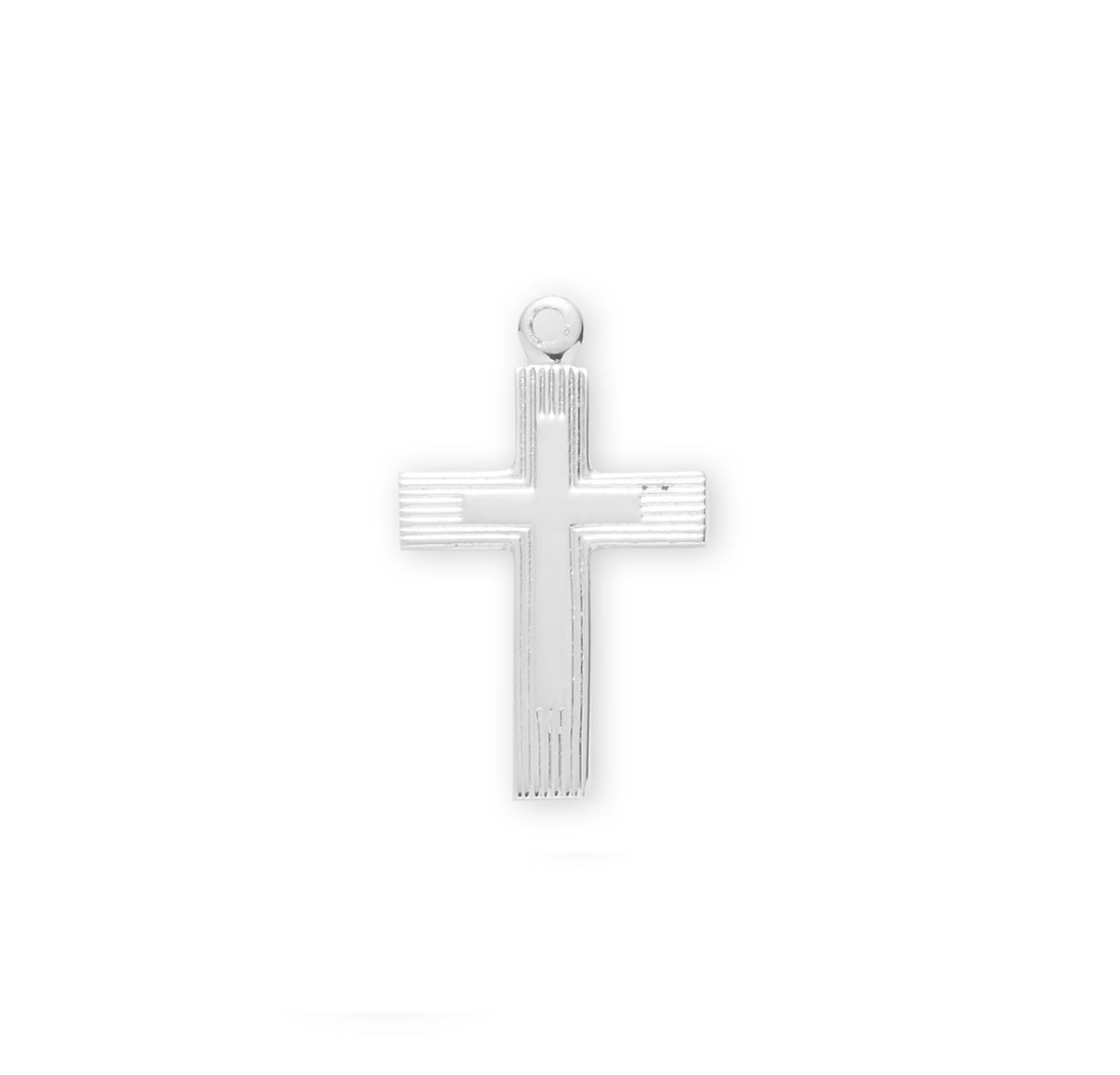 Sterling Silver Engraved Cross