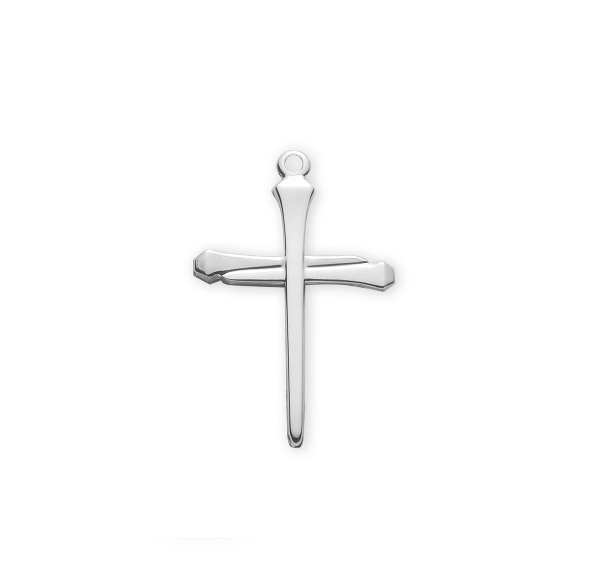 Sterling Silver Nail Cross