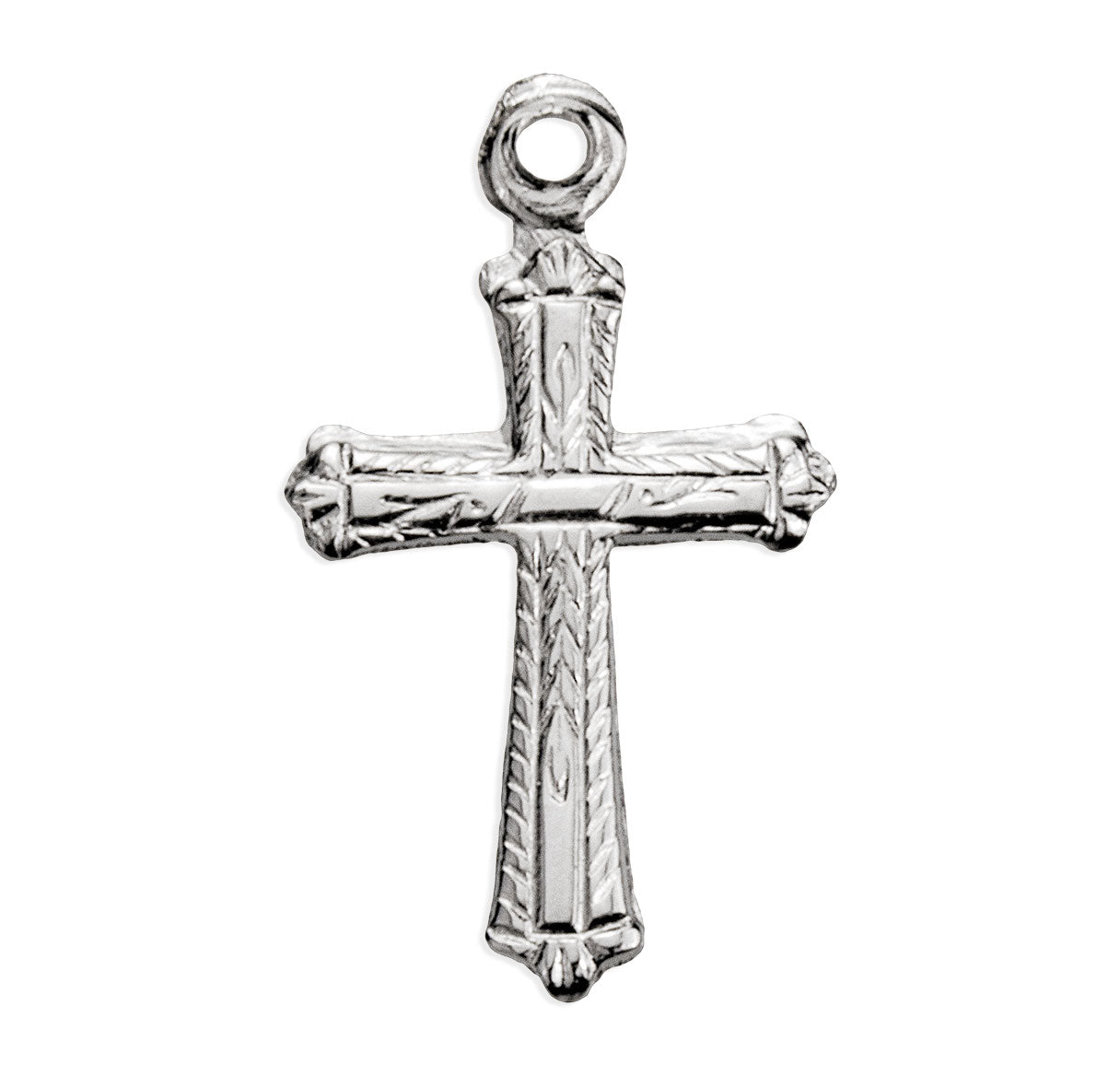 Sterling Silver Detailed Cross