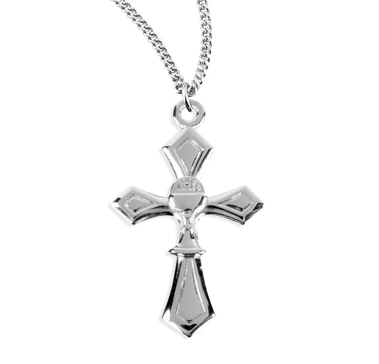 Sterling Silver Cross with a Chalice