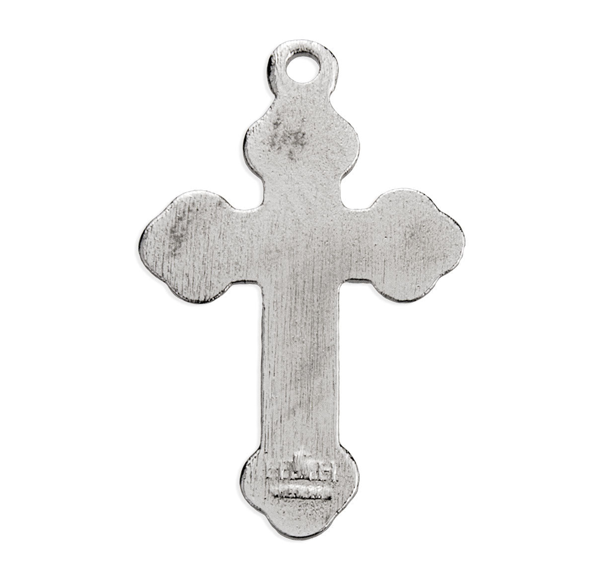 Sterling Silver Blue Enameled Cross