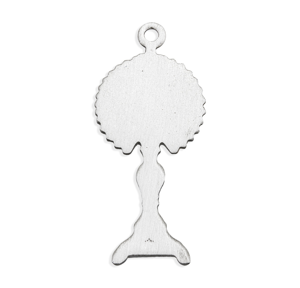 Two-tone Sterling Silver Monstrance Pendant