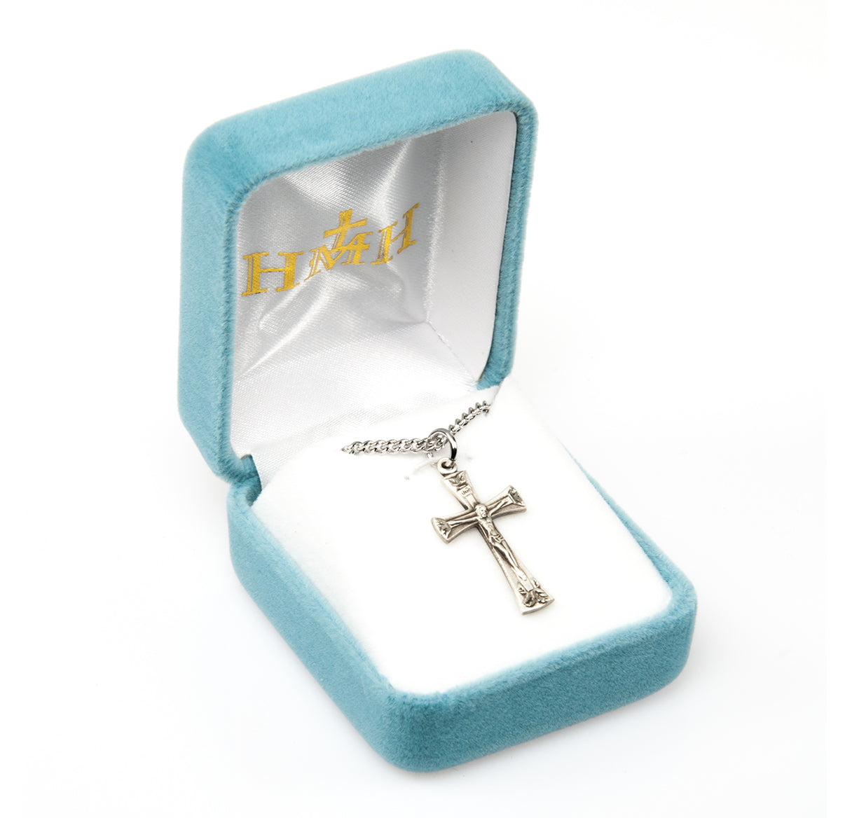 Flare Tipped Sterling Silver Crucifix