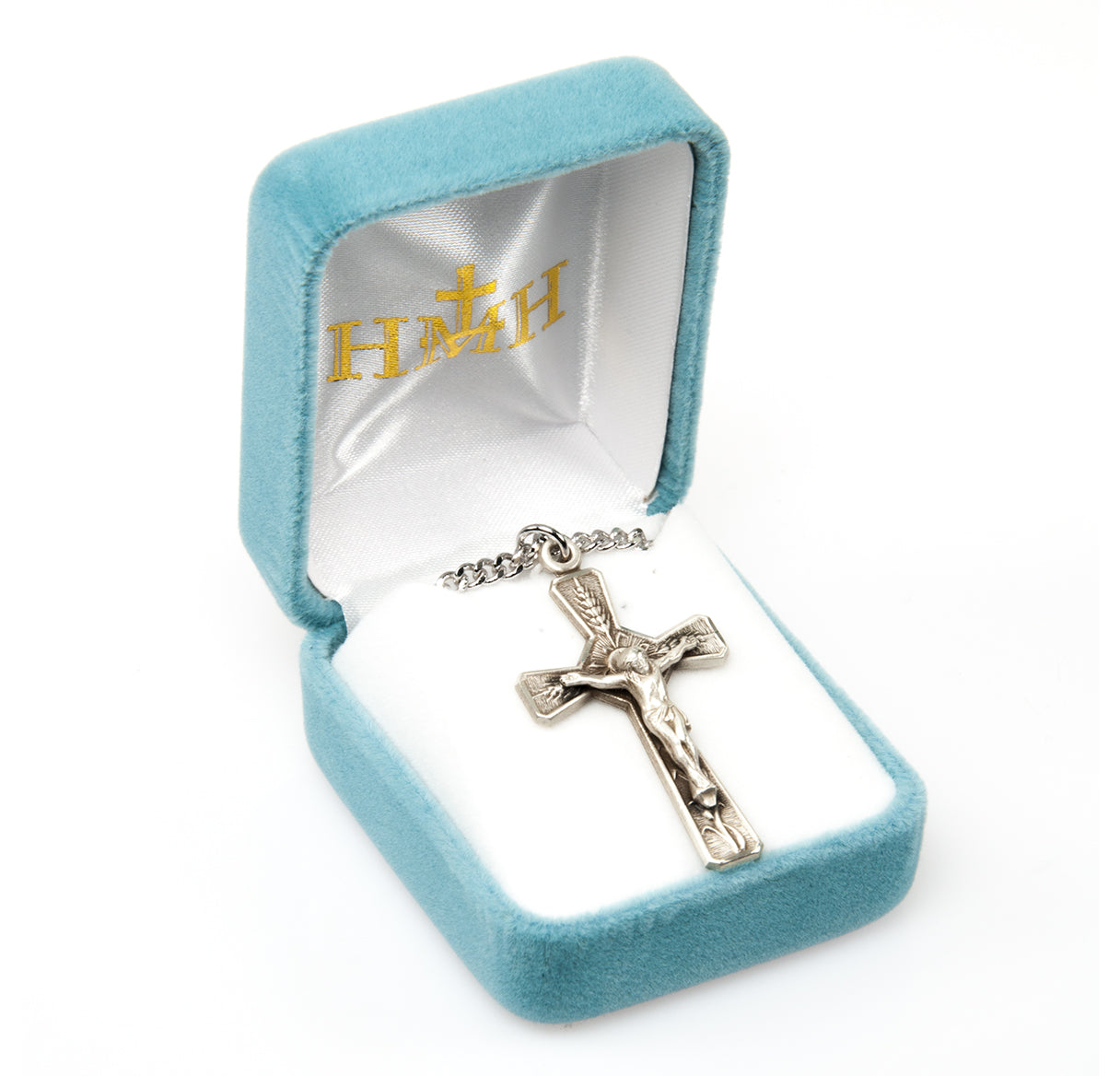 Eucharist Sterling Silver Crucifix