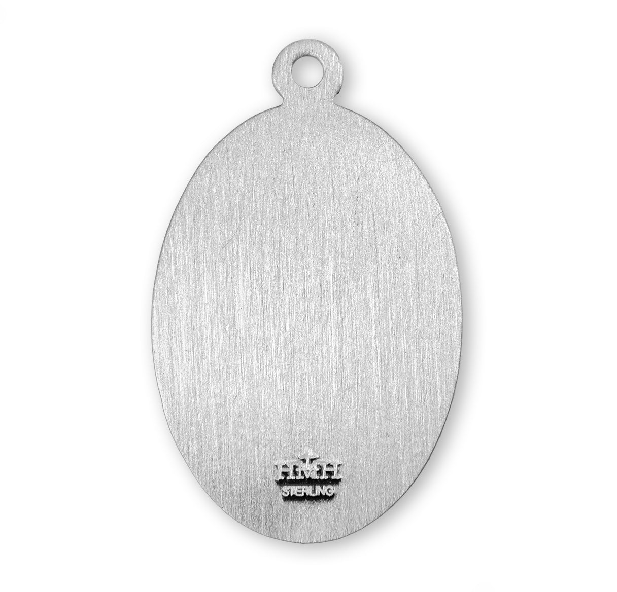 Patron Saint Matthew Oval Sterling Silver Medal