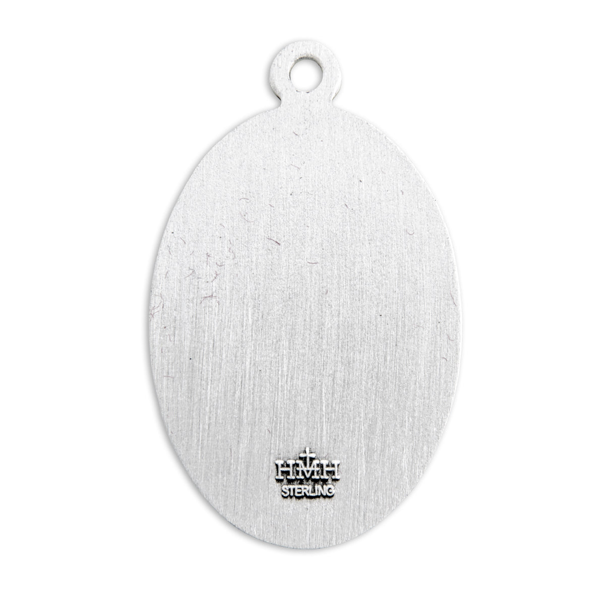 Patron Saint Nicholas Oval Sterling Silver Medal