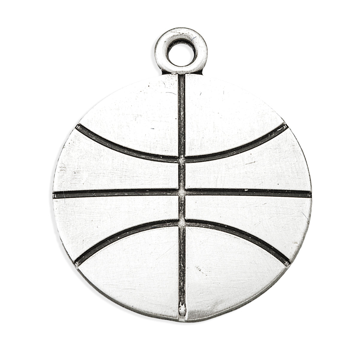 Saint Christopher Sterling Silver Basketball Athlete Medal