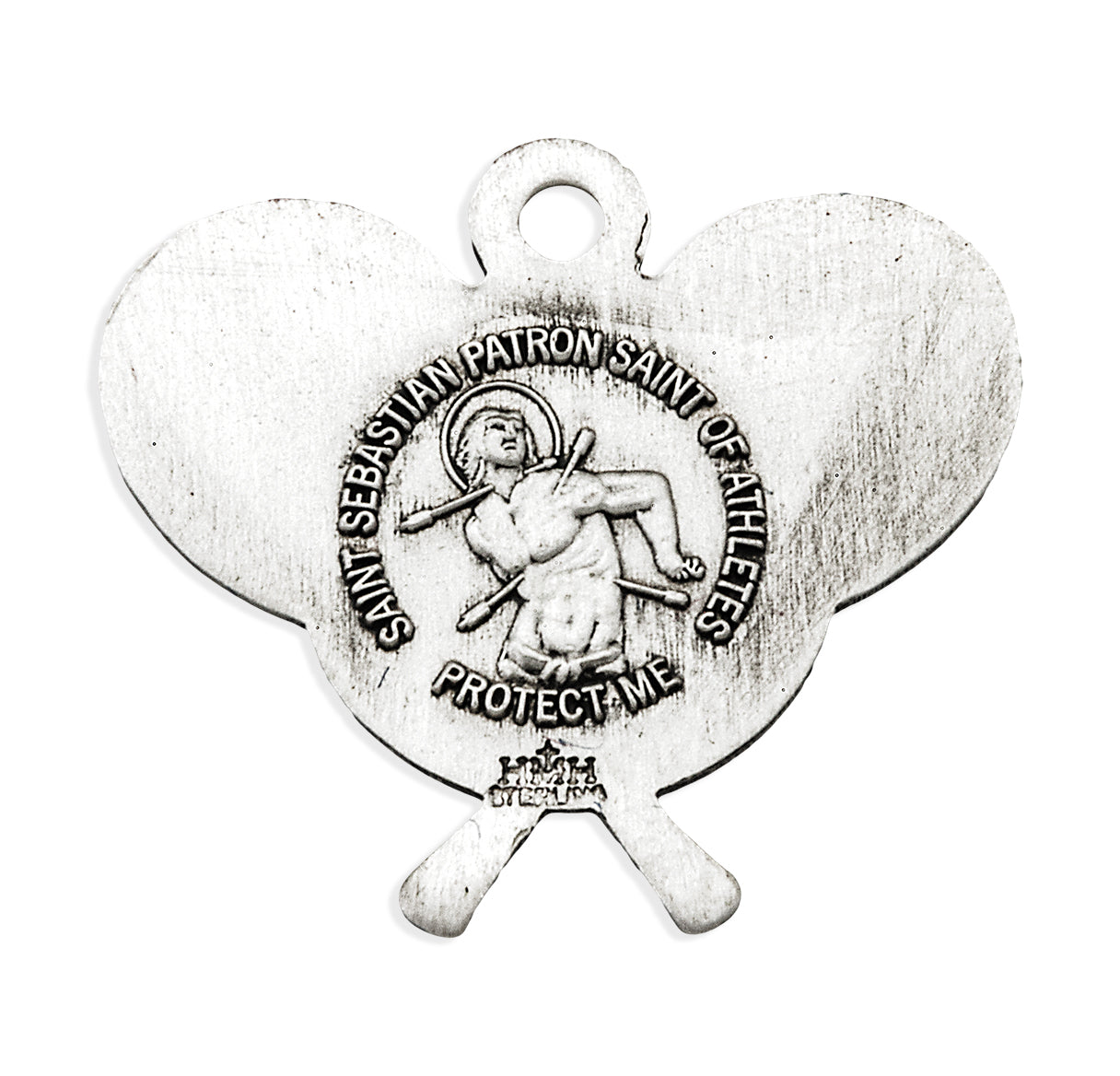 Saint Sebastian Sterling Silver Tennis Athlete Medal