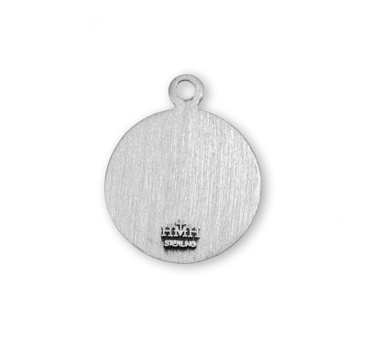 Patron Saint Elizabeth Round Sterling Silver Medal