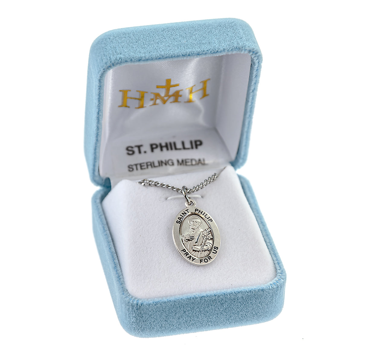 Patron Saint Philip Oval Sterling Silver Medal