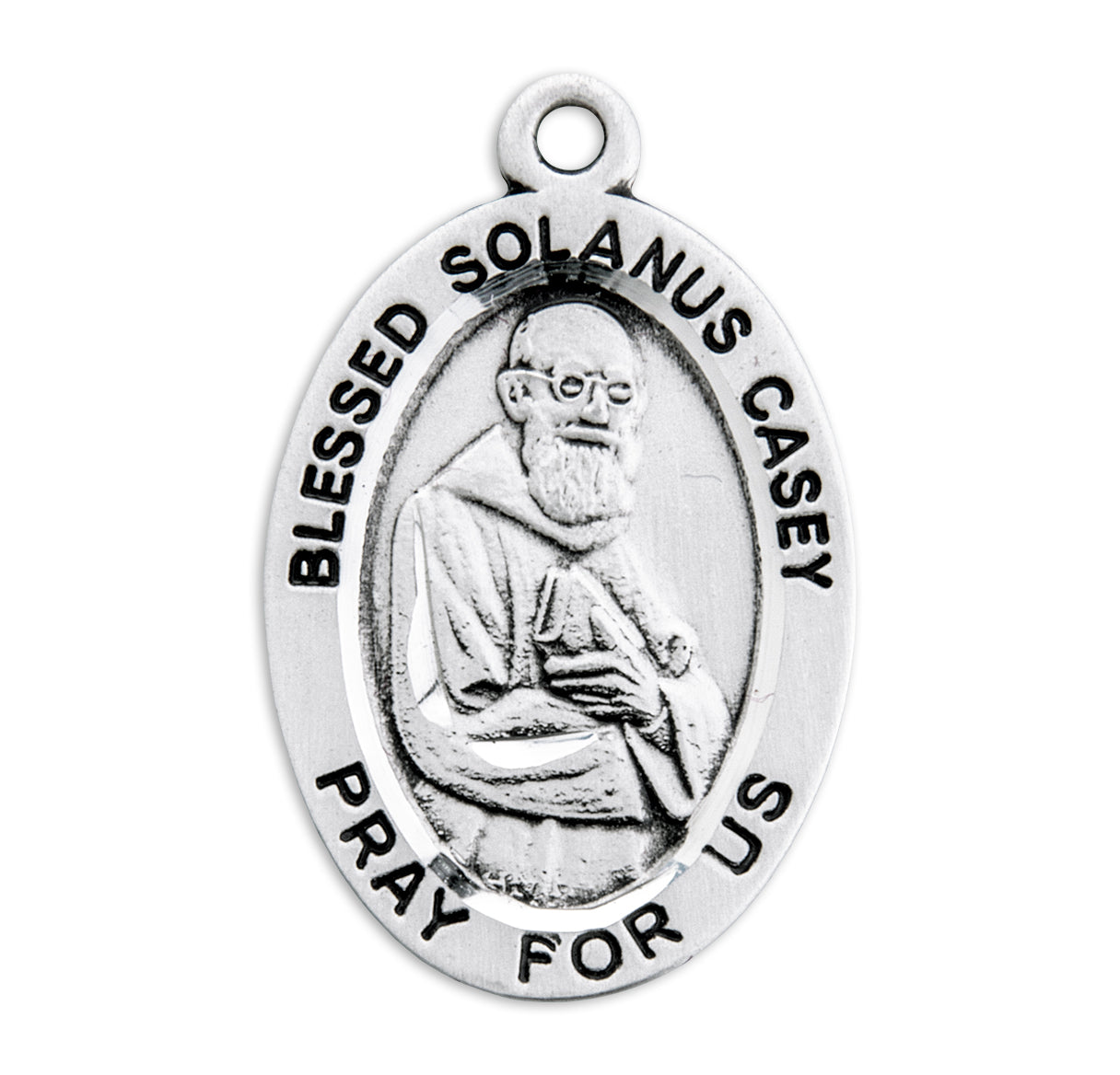 Blessed Solanus Casey Oval Sterling Silver Medal