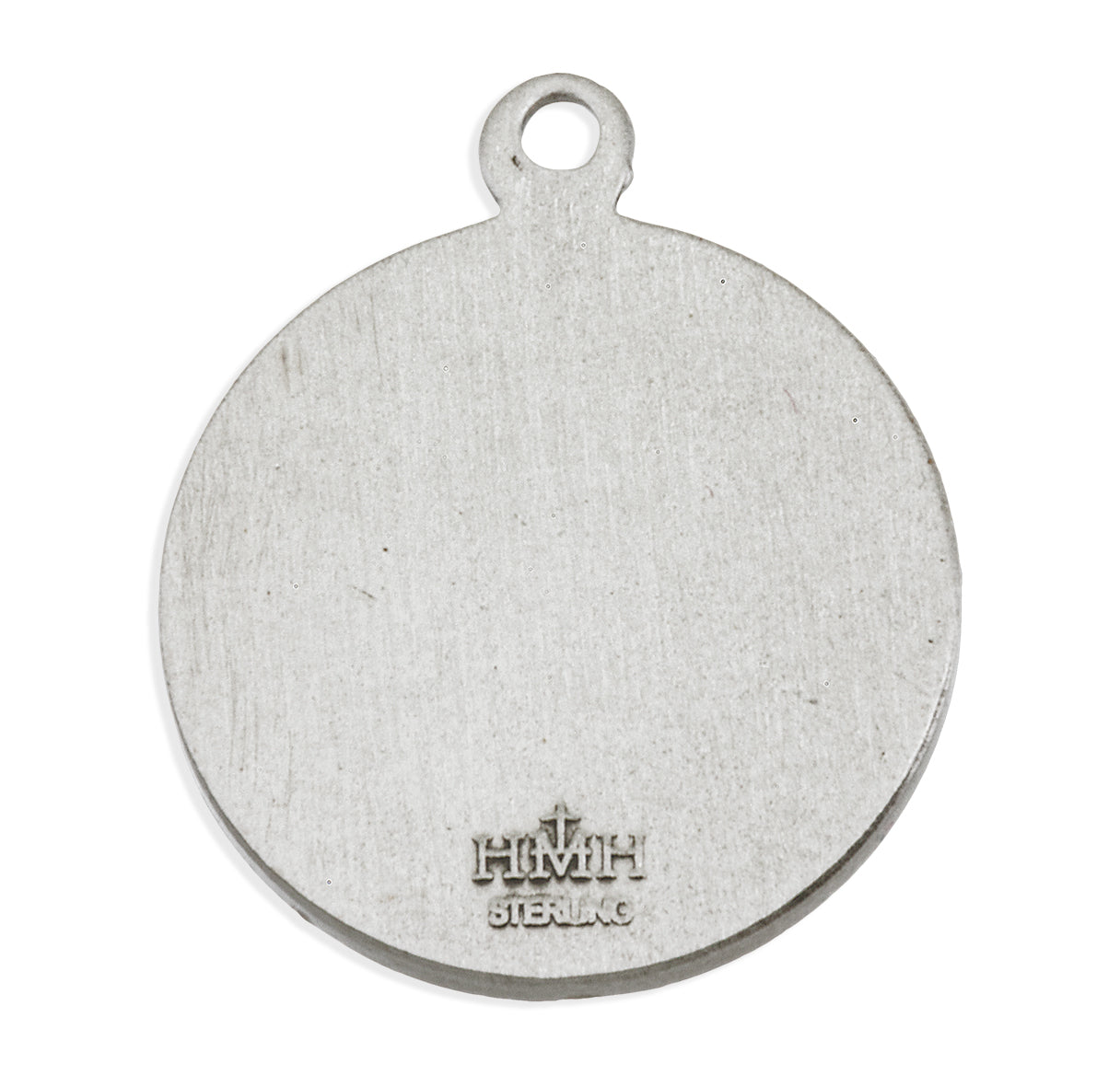 Saint Aidan Oval Sterling Silver Medal