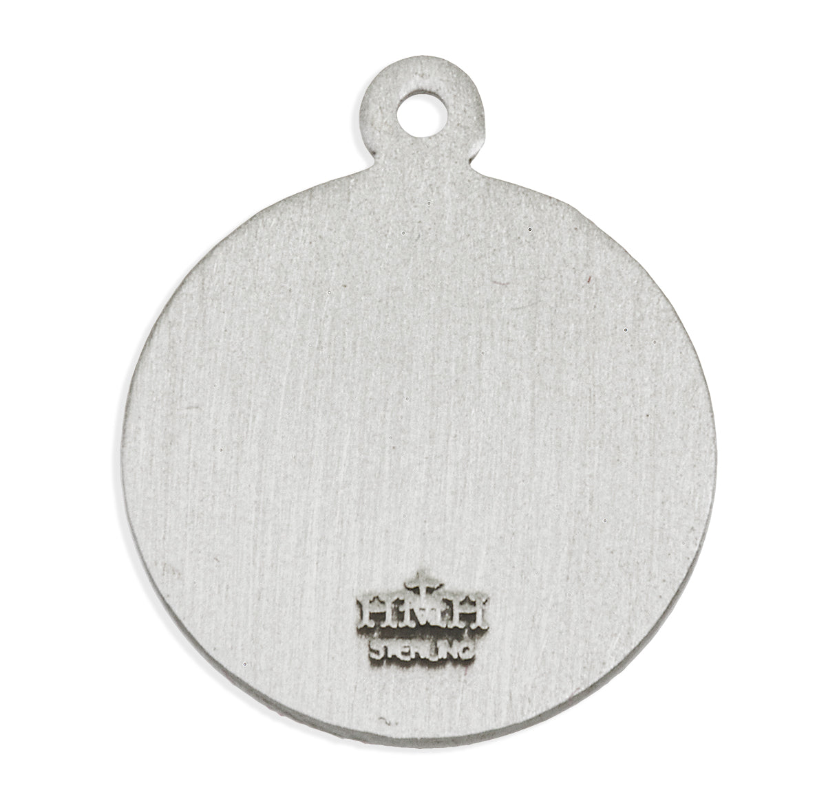 Patron Saint Julia Round Sterling Silver Medal