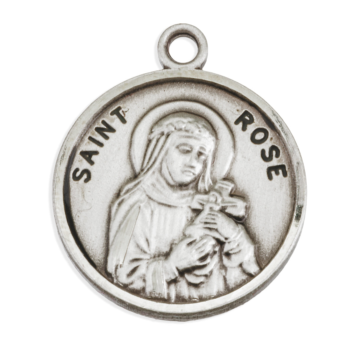 Patron Saint Patricia Round Sterling Silver Medal
