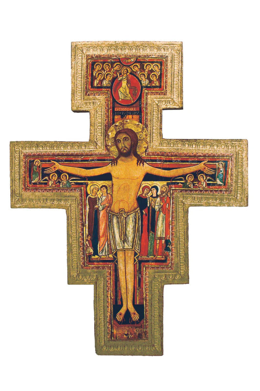 San Damiano Crucifix 17"