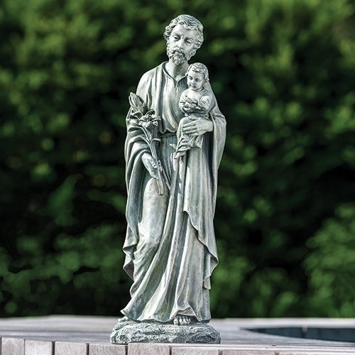 St. Joseph Outdoor Garden Statue 20"