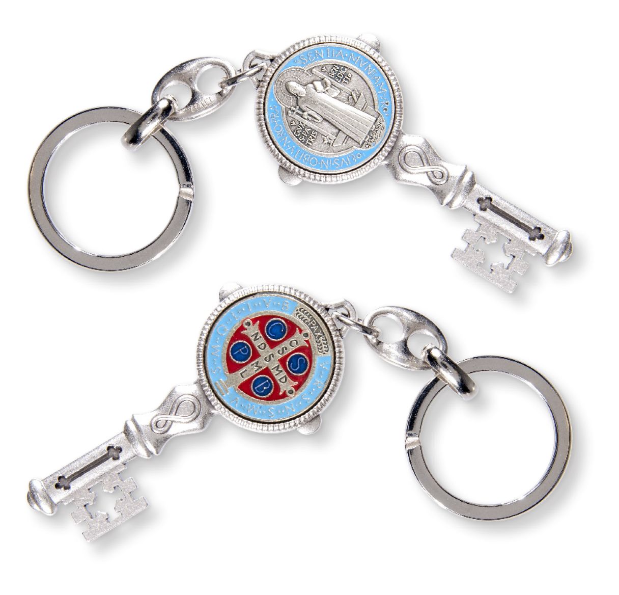 St. Benedict Epoxied Key Chain (Pack of Three)
