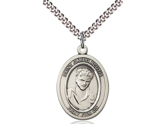 St. Carlo Acutis Sterling Silver Medal