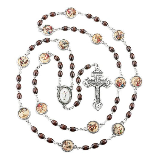Stations of the Cross Rosary with 14 Color Stations